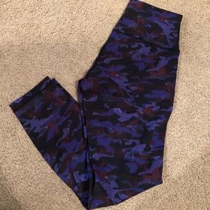 Purple Camo Lululemon leggings size 6